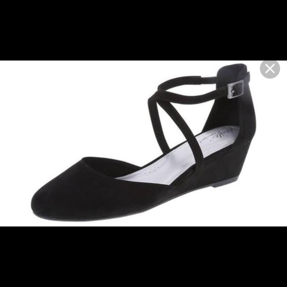 Angie Cross Strap Wedge